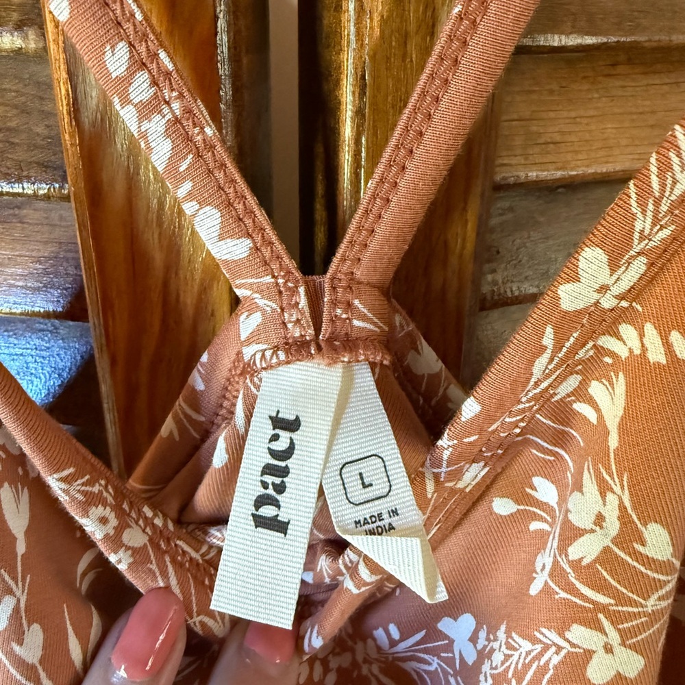 Pact Floral Peach Maxi Dress - Picture 2 of 3